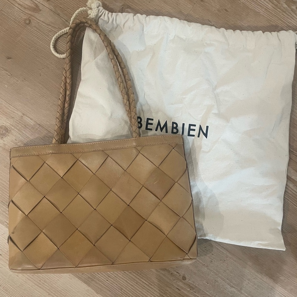 BEMBIEN ella bag grande weave caramel - Picture 3 of 6